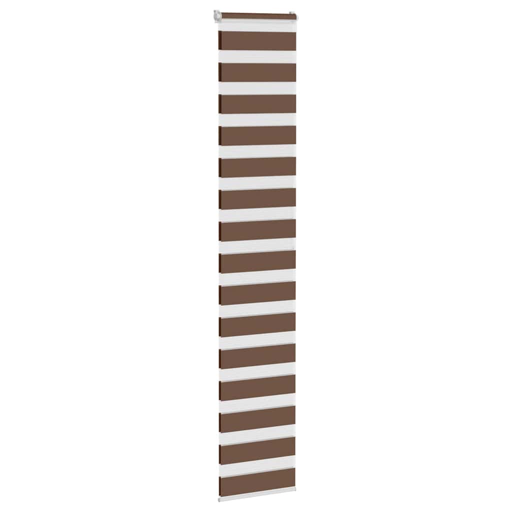 vidaXL Store zèbre marron 40x200 cm largeur du tissu 35,9 cm polyester