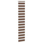 vidaXL Store zèbre marron 40x200 cm largeur du tissu 35,9 cm polyester
