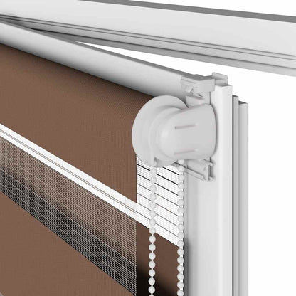 vidaXL Store zèbre marron 40x200 cm largeur du tissu 35,9 cm polyester