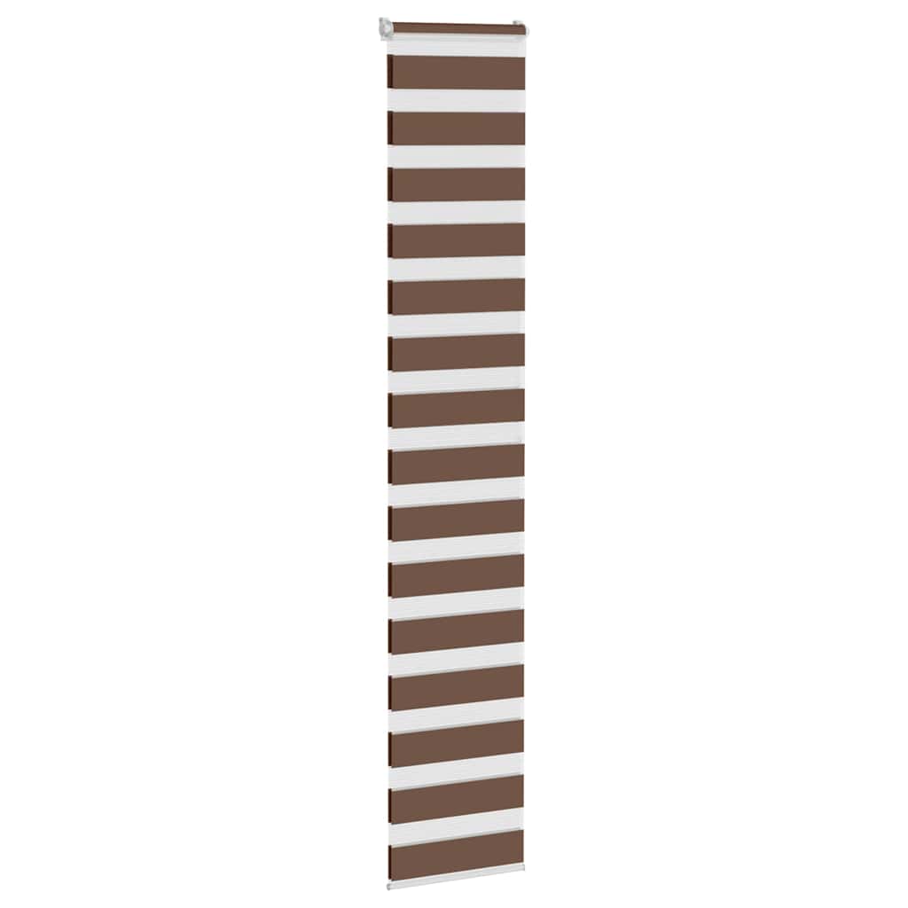 vidaXL Store zèbre marron 40x200 cm largeur du tissu 35,9 cm polyester