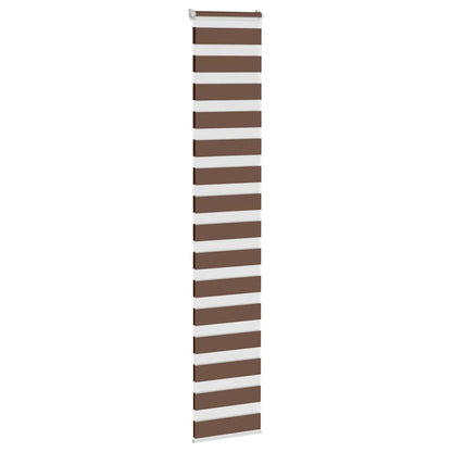 vidaXL Store zèbre marron 40x200 cm largeur du tissu 35,9 cm polyester