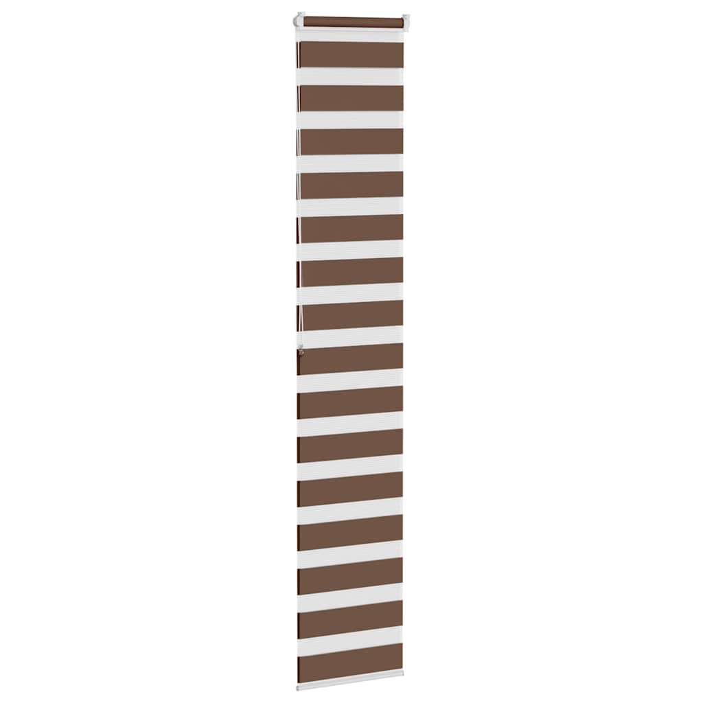 vidaXL Store zèbre marron 40x200 cm largeur du tissu 35,9 cm polyester
