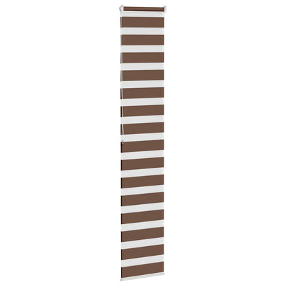 vidaXL Store zèbre marron 40x200 cm largeur du tissu 35,9 cm polyester