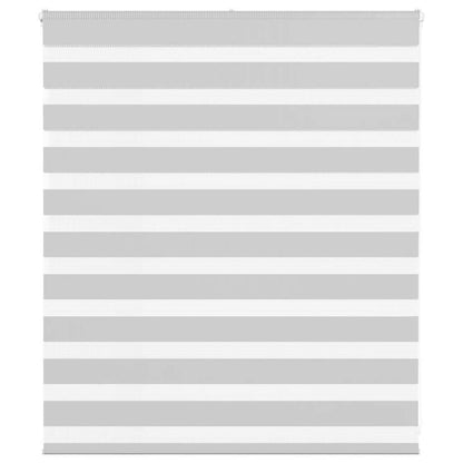 vidaXL Store zèbre gris clair largeur du tissu 125,9 cm polyester