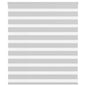 vidaXL Store zèbre gris clair largeur du tissu 125,9 cm polyester