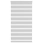 vidaXL Store zèbre gris clair largeur du tissu 50,9 cm polyester