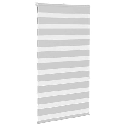 vidaXL Store zèbre gris clair largeur du tissu 50,9 cm polyester
