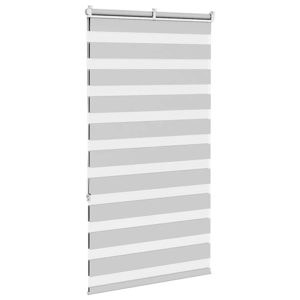 vidaXL Store zèbre gris clair largeur du tissu 50,9 cm polyester