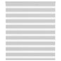 vidaXL Store zèbre gris clair largeur du tissu 130,9 cm polyester