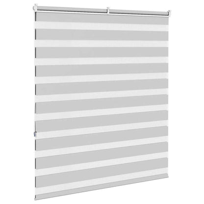 vidaXL Store zèbre gris clair largeur du tissu 130,9 cm polyester