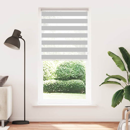vidaXL Store zèbre gris clair largeur du tissu 105,9 cm polyester