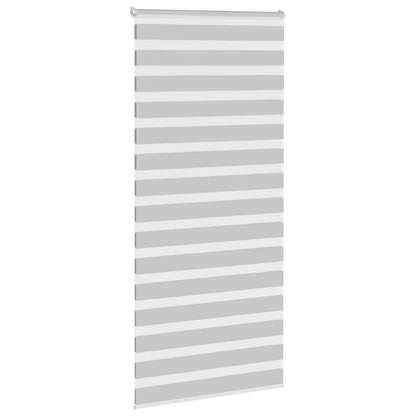 vidaXL Store zèbre gris clair largeur du tissu 105,9 cm polyester