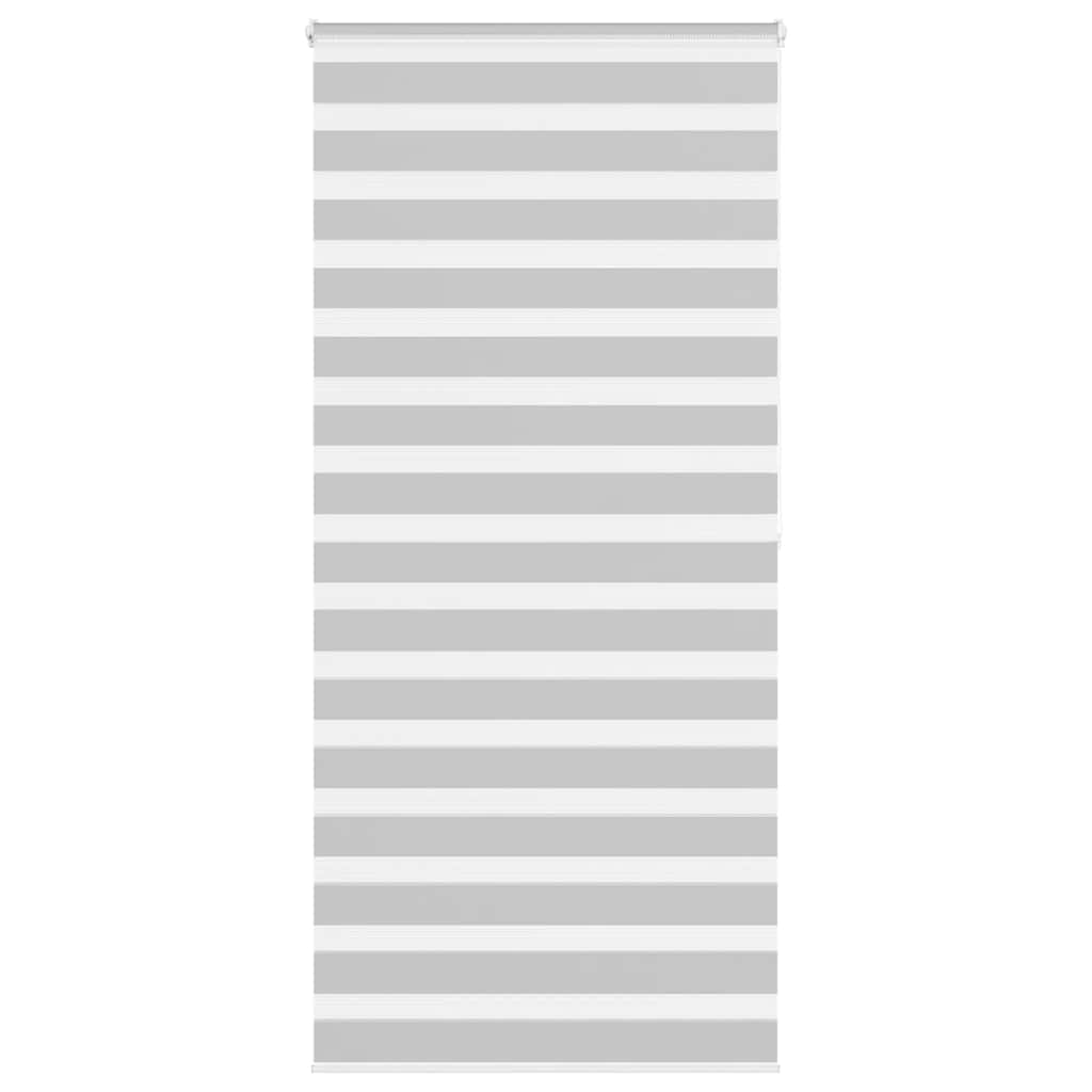vidaXL Store zèbre gris clair largeur du tissu 110,9 cm polyester