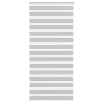 vidaXL Store zèbre gris clair largeur du tissu 110,9 cm polyester