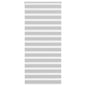 vidaXL Store zèbre gris clair largeur du tissu 110,9 cm polyester