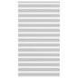 vidaXL Store zèbre gris clair largeur du tissu 125,9 cm polyester
