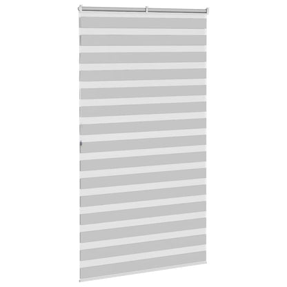 vidaXL Store zèbre gris clair largeur du tissu 125,9 cm polyester