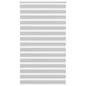 vidaXL Store zèbre gris clair largeur du tissu 130,9 cm polyester