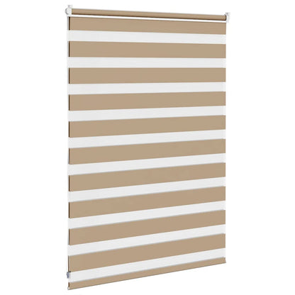 vidaXL Store zèbre marron sable largeur du tissu 100,9 cm polyester