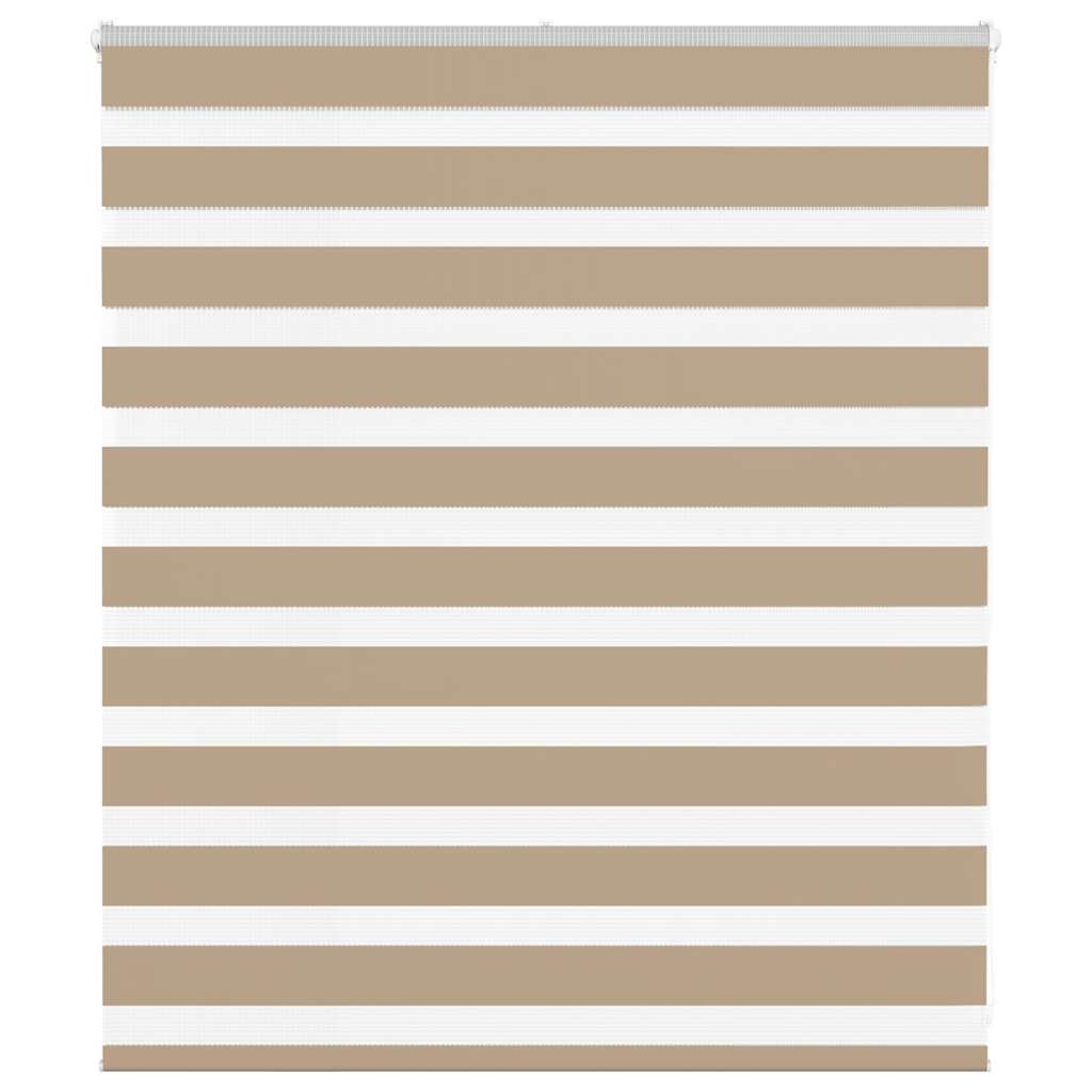 vidaXL Store zèbre marron sable largeur du tissu 115,9 cm polyester