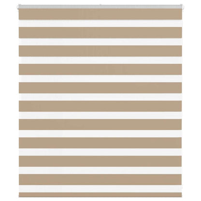 vidaXL Store zèbre marron sable largeur du tissu 115,9 cm polyester
