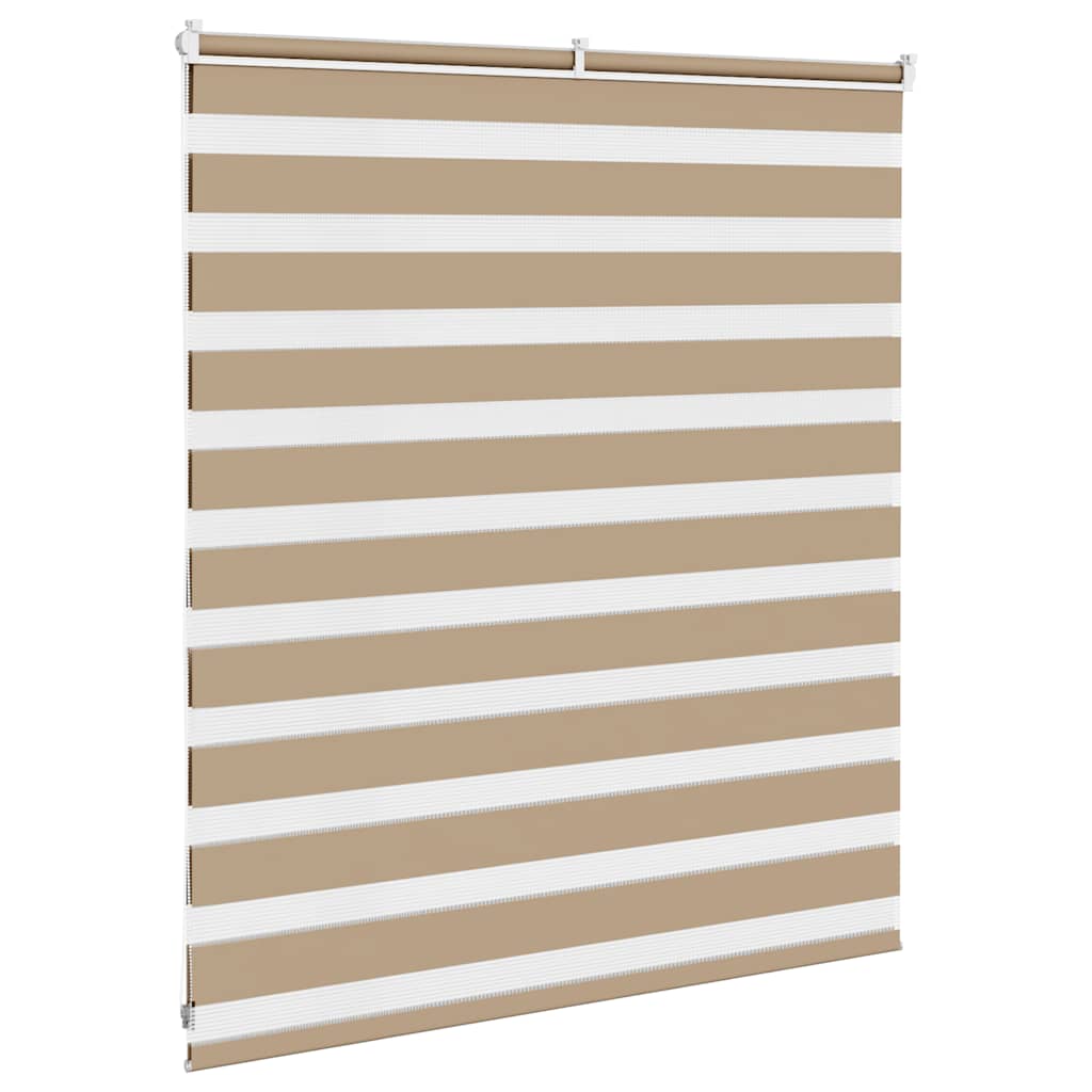 vidaXL Store zèbre marron sable largeur du tissu 115,9 cm polyester