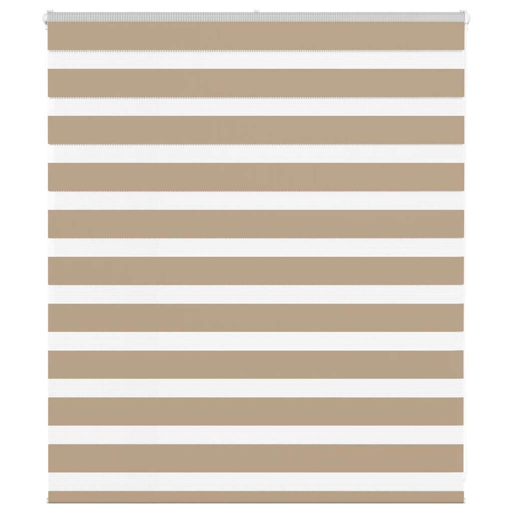 vidaXL Store zèbre marron sable largeur du tissu 120,9 cm polyester
