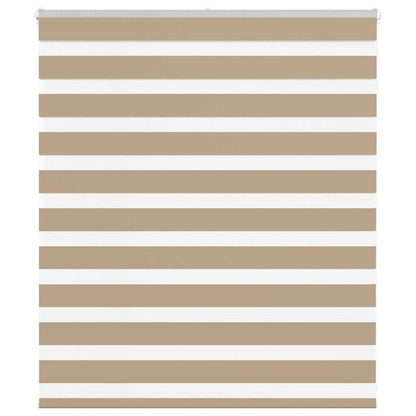 vidaXL Store zèbre marron sable largeur du tissu 120,9 cm polyester