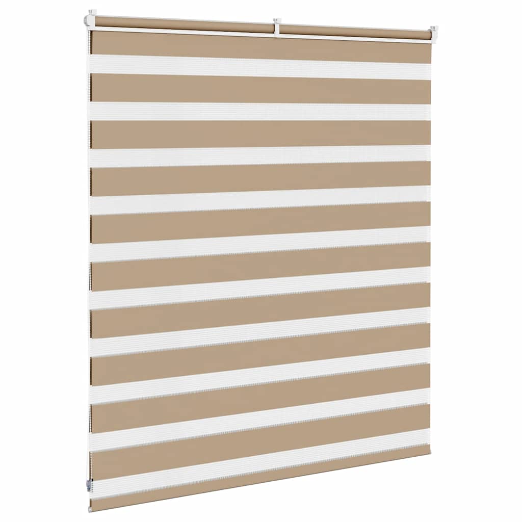 vidaXL Store zèbre marron sable largeur du tissu 120,9 cm polyester