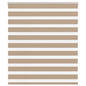 vidaXL Store zèbre marron sable largeur du tissu 125,9 cm polyester