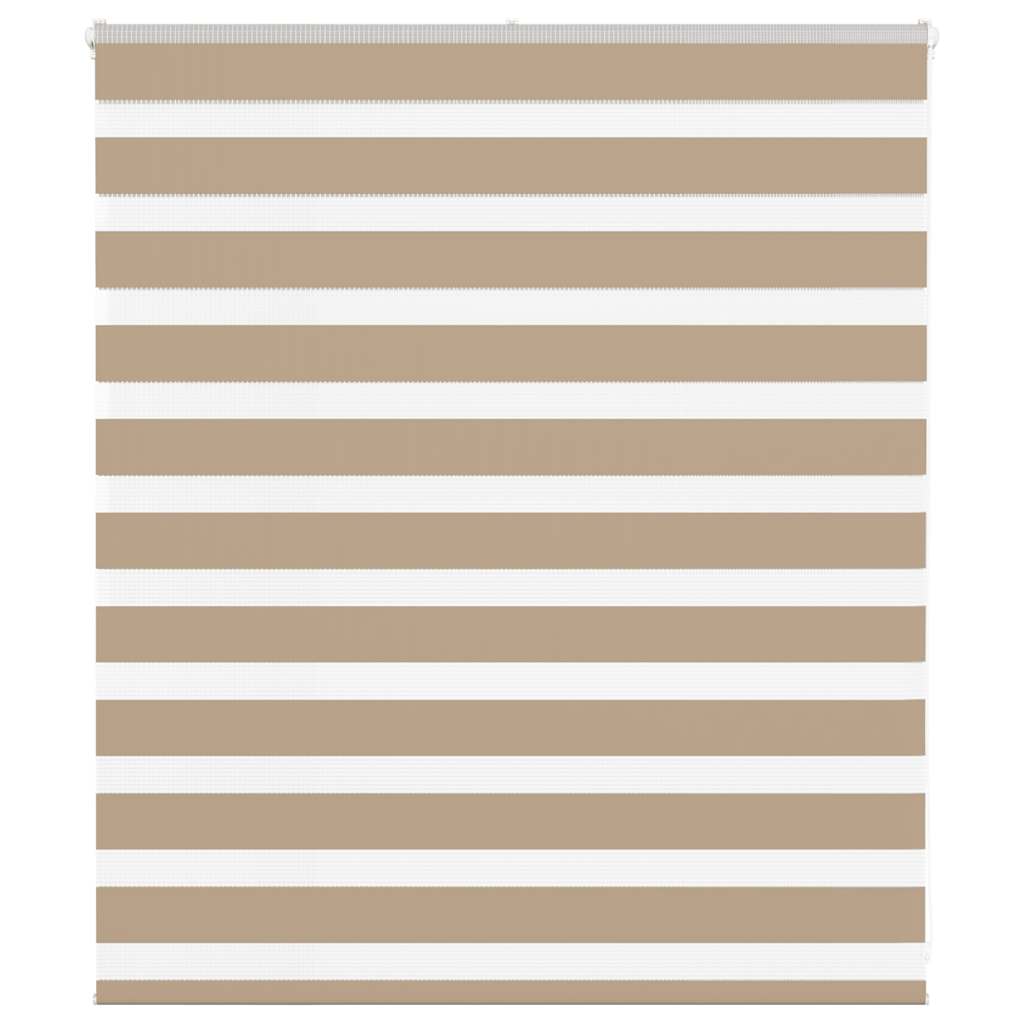 vidaXL Store zèbre marron sable largeur du tissu 130,9 cm polyester