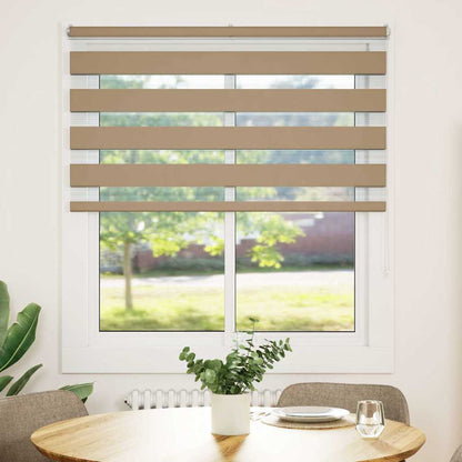 vidaXL Store zèbre marron sable largeur du tissu 130,9 cm polyester