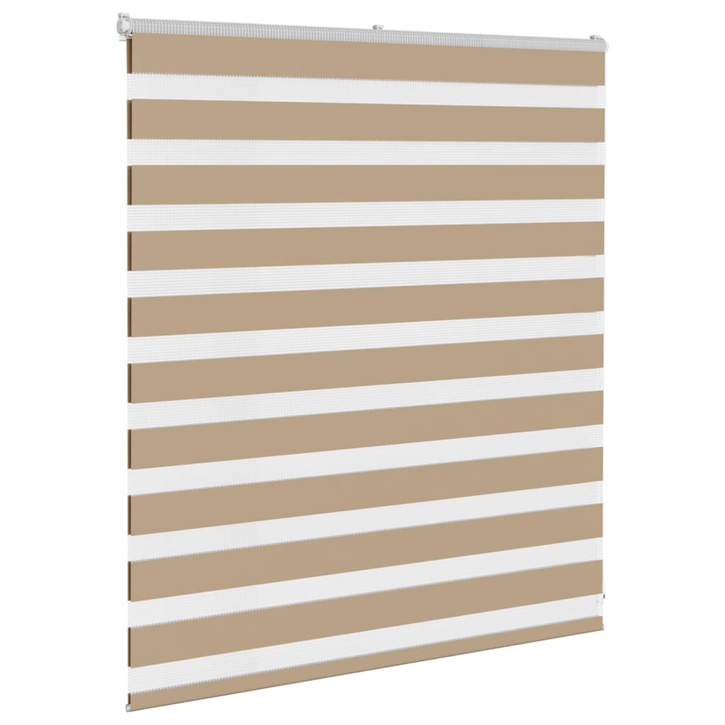 vidaXL Store zèbre marron sable largeur du tissu 130,9 cm polyester