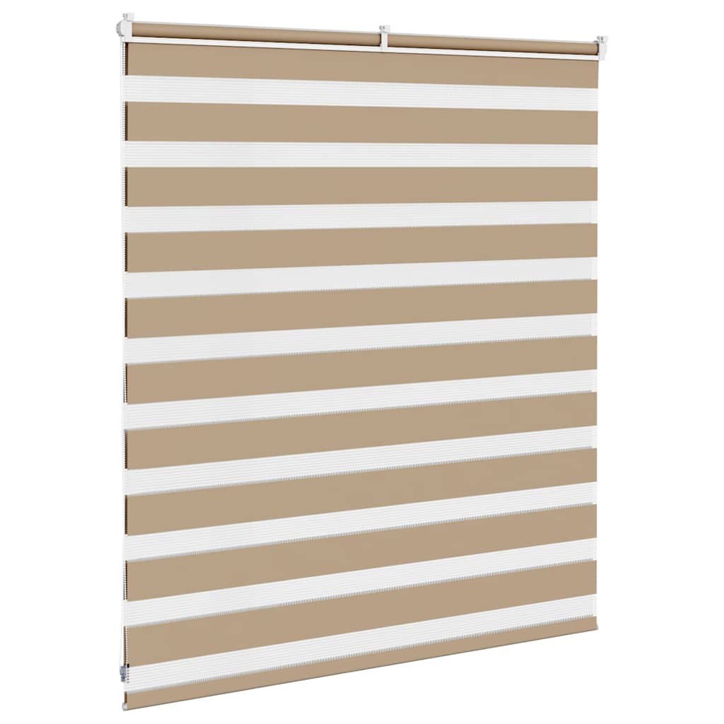 vidaXL Store zèbre marron sable largeur du tissu 130,9 cm polyester
