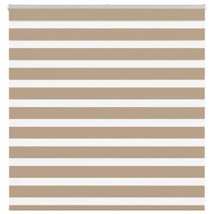 vidaXL Store zèbre marron sable largeur du tissu 140,9 cm polyester
