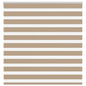 vidaXL Store zèbre marron sable largeur du tissu 140,9 cm polyester