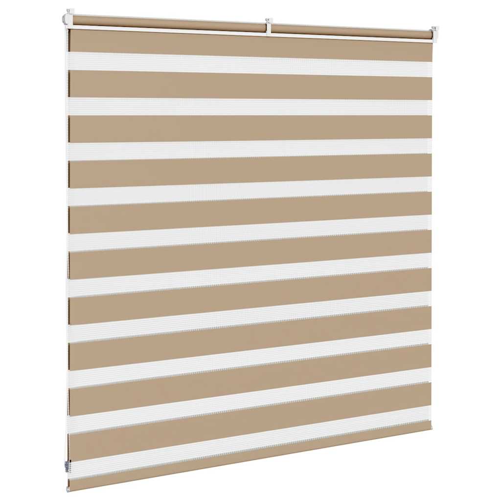 vidaXL Store zèbre marron sable largeur du tissu 140,9 cm polyester