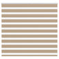 vidaXL Store zèbre marron sable largeur du tissu 160,9 cm polyester