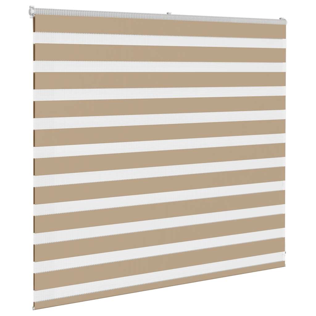 vidaXL Store zèbre marron sable largeur du tissu 160,9 cm polyester