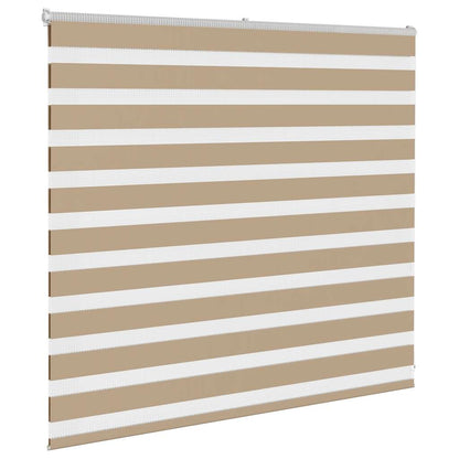 vidaXL Store zèbre marron sable largeur du tissu 160,9 cm polyester