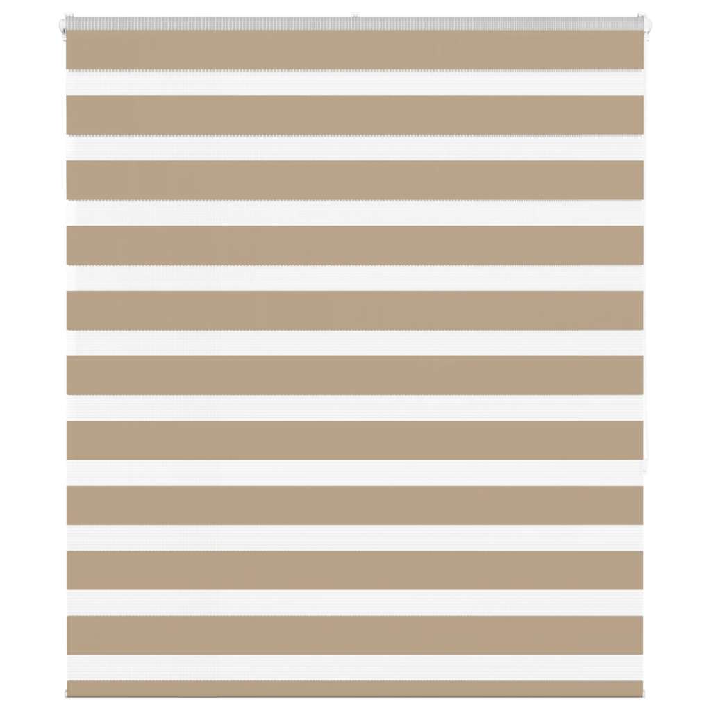 vidaXL Store zèbre marron sable largeur du tissu 120,9 cm polyester