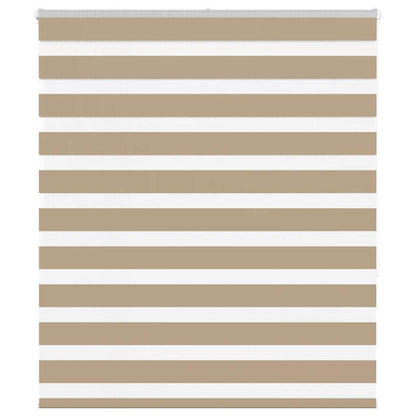 vidaXL Store zèbre marron sable largeur du tissu 120,9 cm polyester