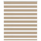 vidaXL Store zèbre marron sable largeur du tissu 120,9 cm polyester