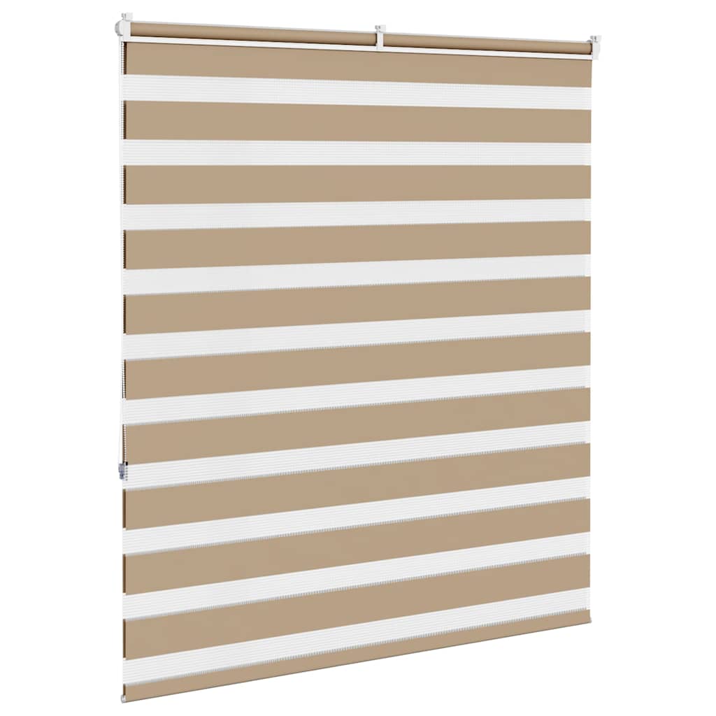 vidaXL Store zèbre marron sable largeur du tissu 120,9 cm polyester