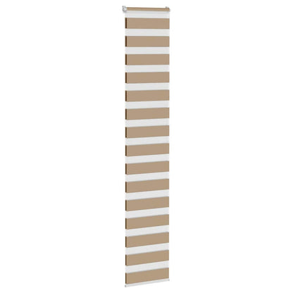 vidaXL Store zèbre marron sable largeur du tissu 35,9 cm polyester