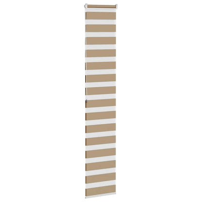 vidaXL Store zèbre marron sable largeur du tissu 35,9 cm polyester