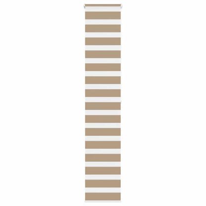 vidaXL Store zèbre marron sable largeur du tissu 40,9 cm polyester