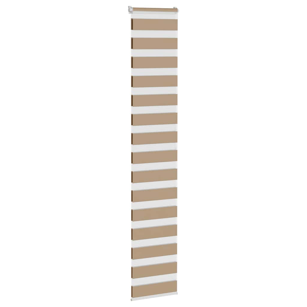 vidaXL Store zèbre marron sable largeur du tissu 40,9 cm polyester