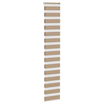 vidaXL Store zèbre marron sable largeur du tissu 40,9 cm polyester