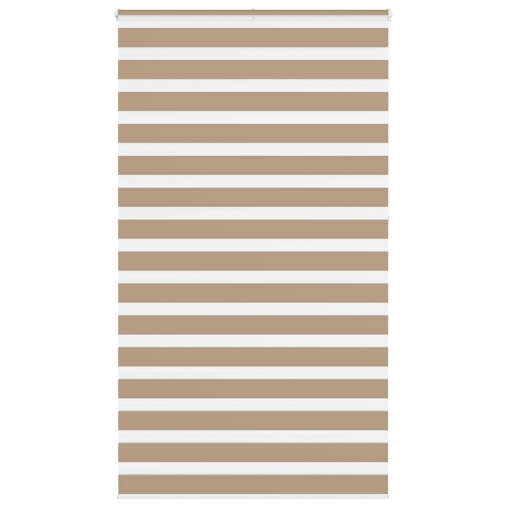 vidaXL Store zèbre marron sable largeur du tissu 115,9 cm polyester